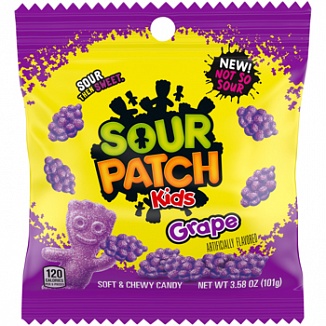 Sour Patch Kids Grape Peg Bag 101g *USA*