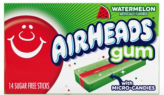 Airheads Gum Watermelon 34g  *USA*