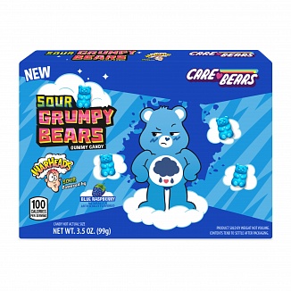 Warheads Care Bears Sour Grumpy Bears Theatre Box 99g *USA*