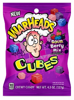 Warheads Cubes Sour Berry Mix 127g *USA*