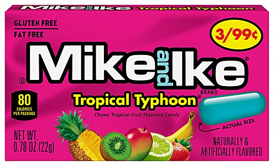 Mike & Ike Tropical Typhoon Minis Changemaker 22g *USA*